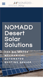 Mobile Screenshot of nomaddesertsolar.com